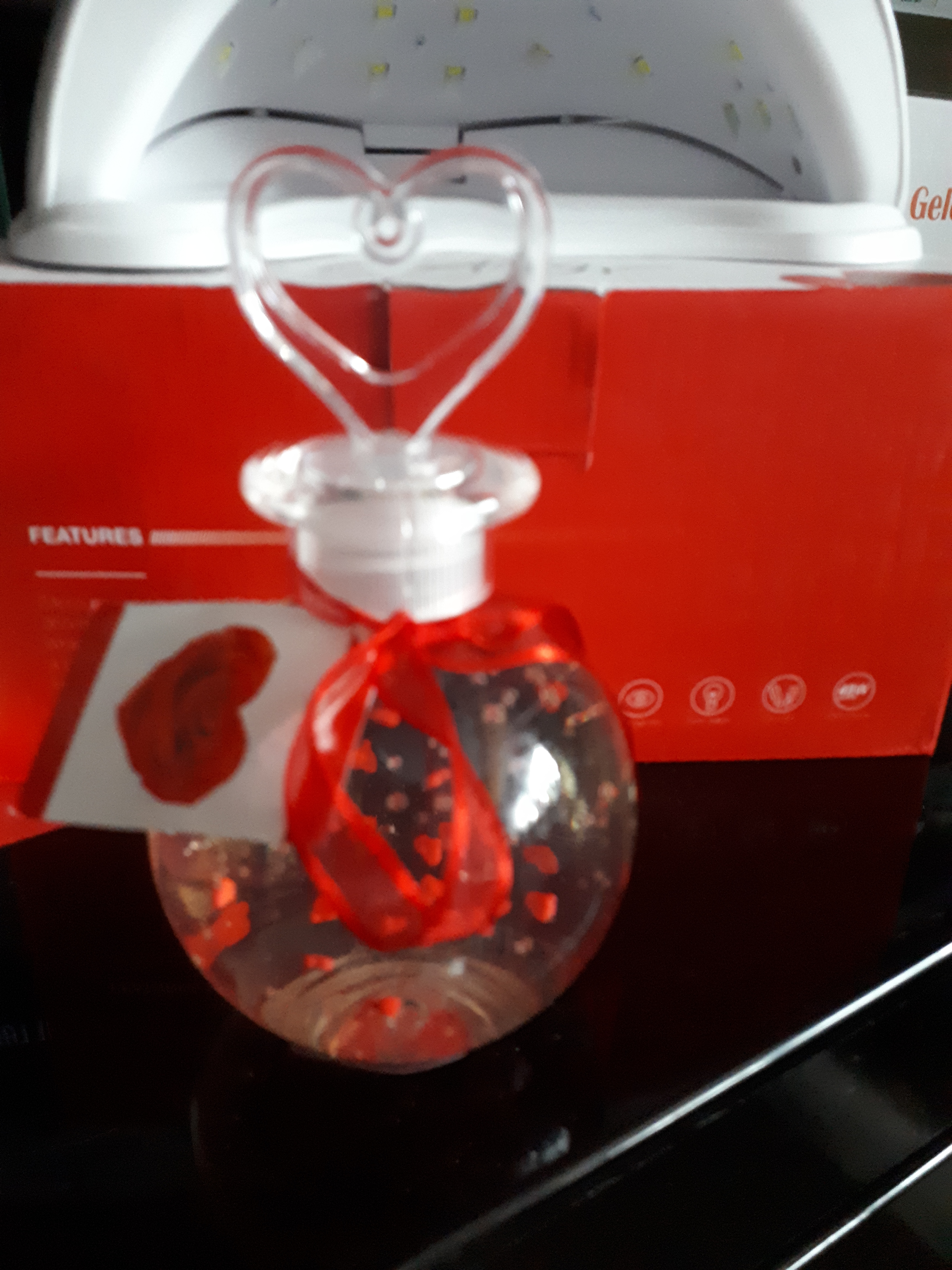 Kugelflasche mit Herz 250 ml